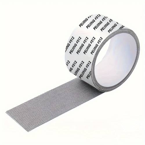 one roll window tape self mesh patch set fiberglass covering for doors and windows repair holes and tears mosquito repellent home and office use length 2 5m 98 4in