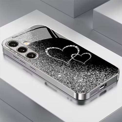 phone case high end personalized painted cover with shimmering for business suitable for samsung galaxy s25 s24 ultra s23 s23 fe s22 ultra s22 s21 ultra s21 s20 ultra s20 s20 fe note 20 ultra note