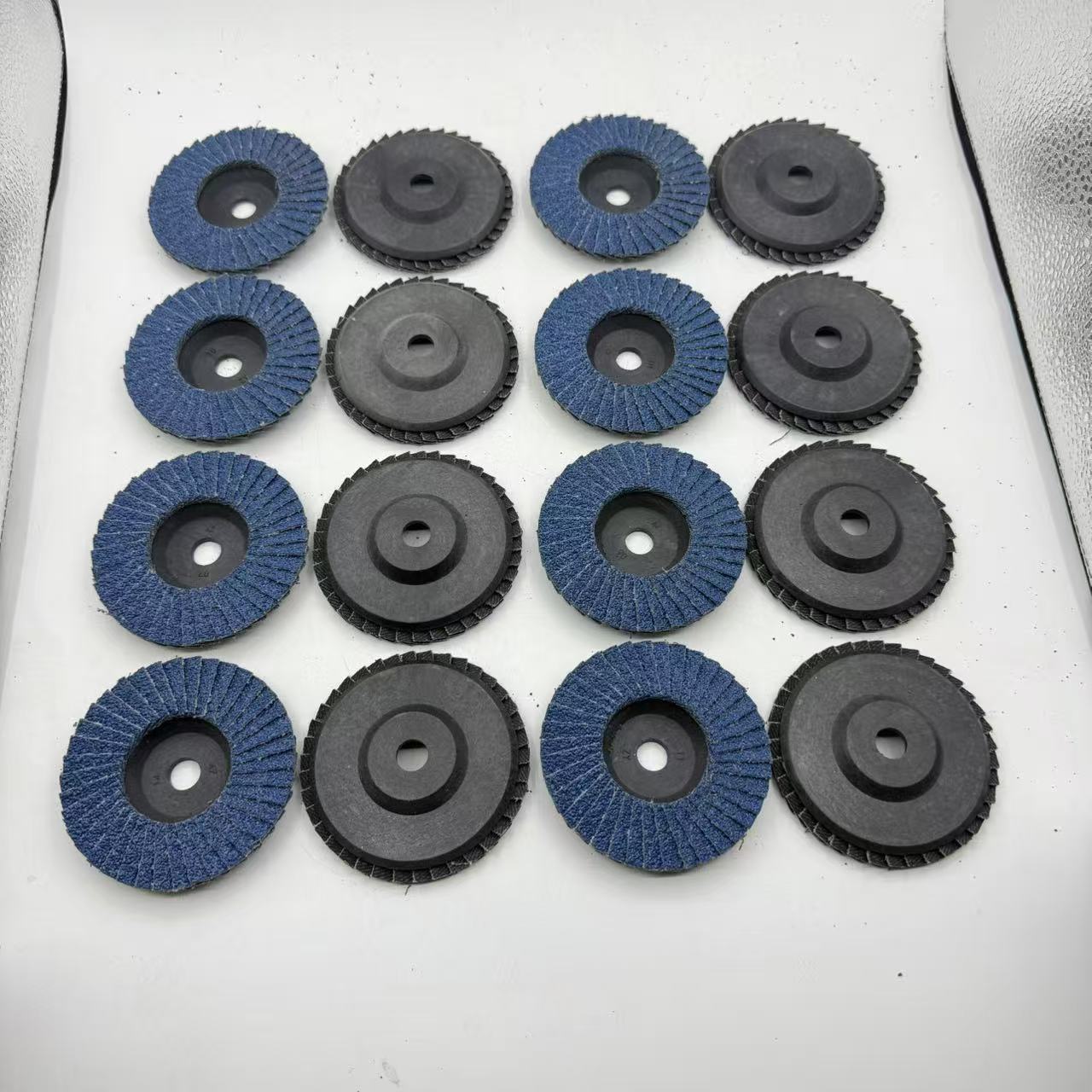 TEMU 3inch/76mm Polishing Disc, 8pcs Set, 60-grit Flip Abrasive Disc, Zirconia Abrasive Wheel, Strong And Durable, Suitable For Stainless Steel,