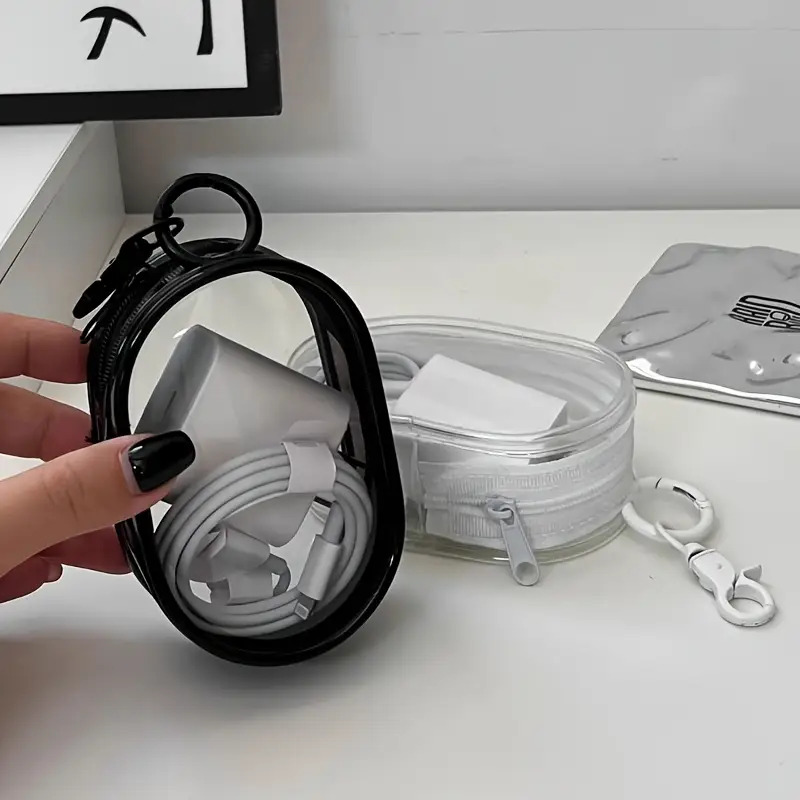 space saving cable management synthetic gemstone box compact pvc storage case ideal for   and home drawer storage household organization cable management   portable lightweight durable pvc material storage container
