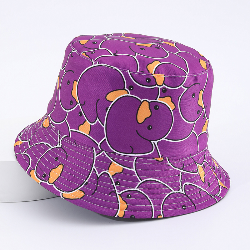 Wendbarer Fischerhut Mit Gelber Ente - Sonnenschutz Für Festivals & Strand