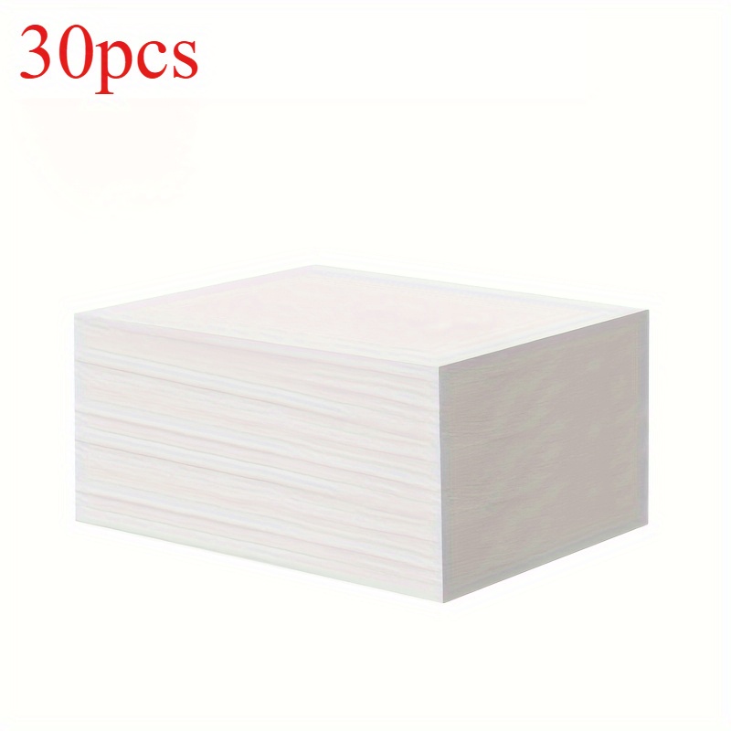 30pcs Aquarium Water Sheets, Special Material For Removing Yellow And Green Stains, Aquarium Filter Cloth, Feces Remover, Water Purifying Paper