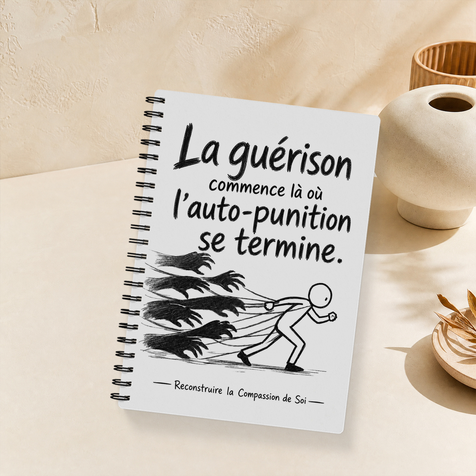 TEMU (Édition Française) Planificateur de guérison de la et de la culpabilité, surmonter la parole négative , le perfectionnisme, la faible ,