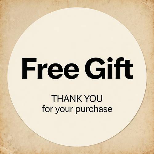 free gift thank you for your purchase round stickers stickers for small business journal planner scrapbooking gift wrapping diy craft projects office supplies aesthetic decor labels