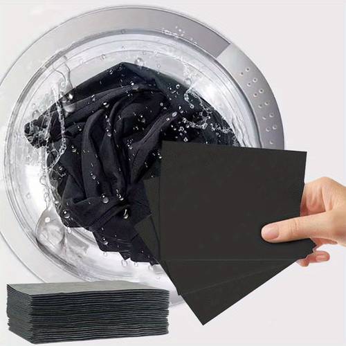 30 schwarze farbverstärkungsblätter | 91 g/m², speziell für verblasste schwarze kleidungsstücke