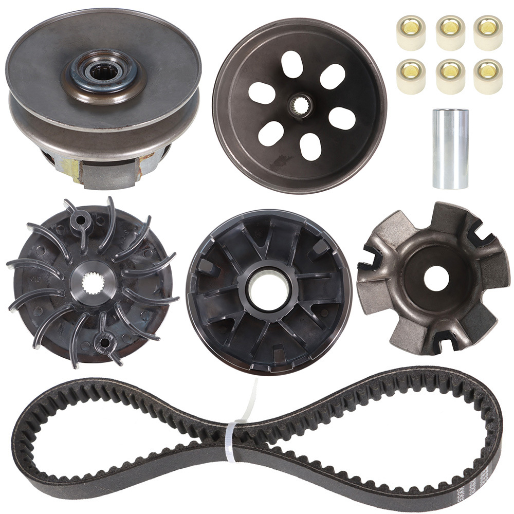 TEMU Gy6 150cc Clutch Sets Clutch Assembly Kits With 842 Belt Replacement For 4-stroke Engine Scooter Atv