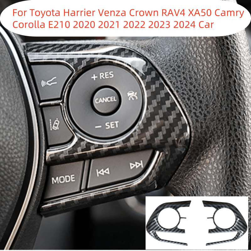 

For Toyota Steering – Abs Decorative Accessories, Compatible With 2020-2024 Models – For Steering