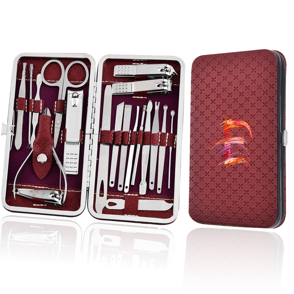 Durable Manicure Set for Daily Use with Case