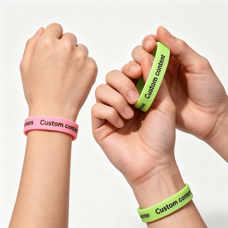 126pcs Pack Waterproof Silicone Wristbands for Events