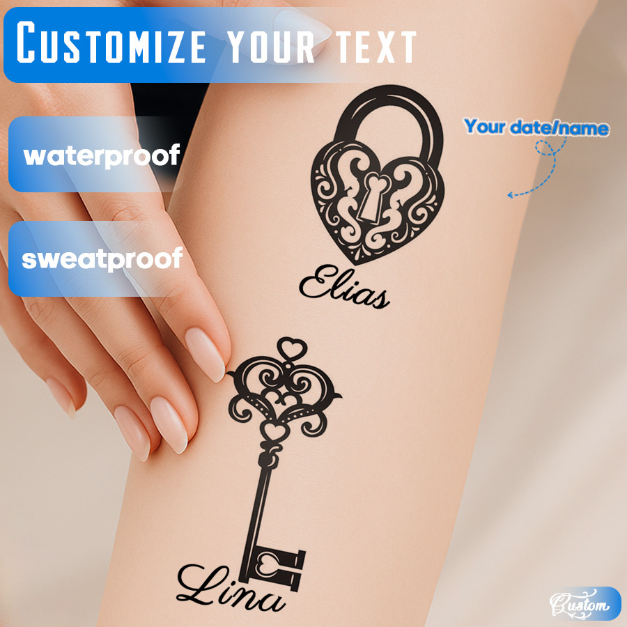 tatouages temporaires personnalisables imperméables - Temu France