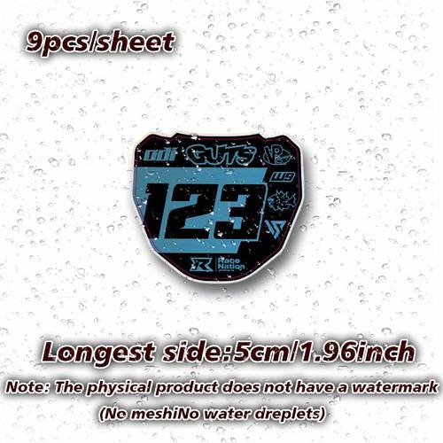 dh mountain bike front mudguard 9pcs set specifically designed for the 14 made of matte vinyl self mudguards feature a cartoon design and are for single use