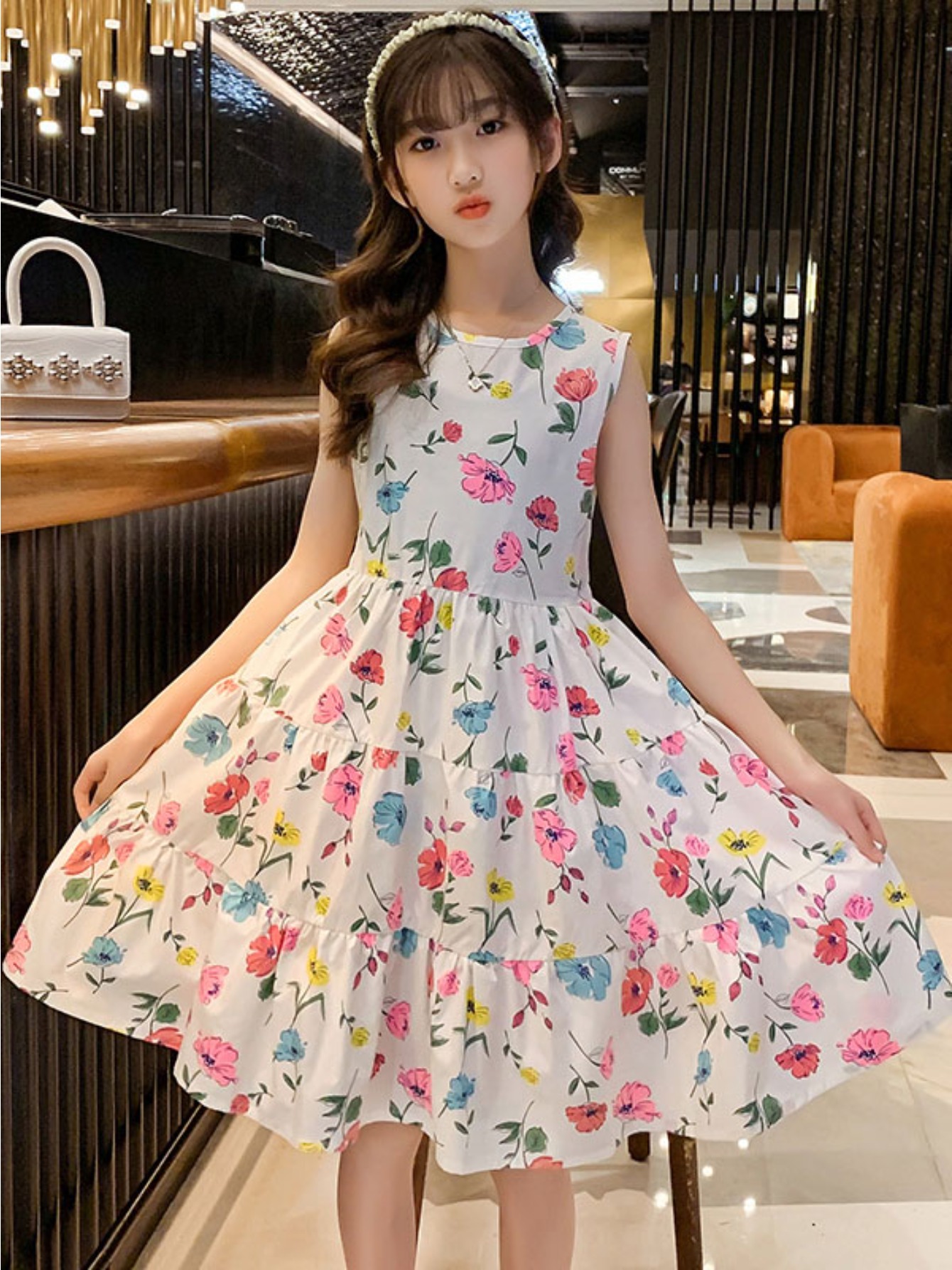 white christmas dresses Casual Cute Cotton Dresses Women Loose Clothes 835– FantasyLinen main image 0