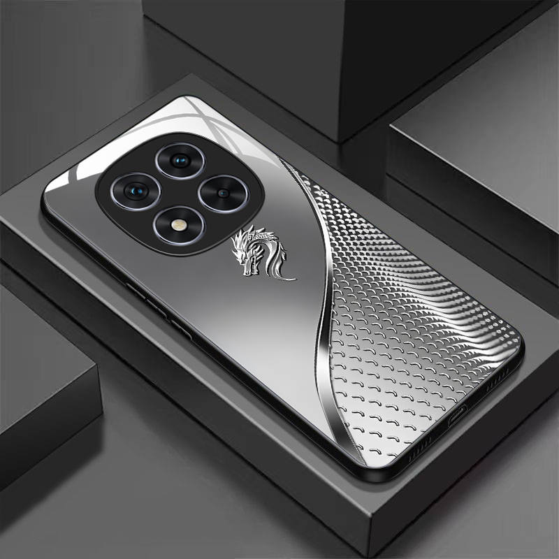 TEMU para Teléfono - de Vidrio Templado Compatible con Redmi Note 14 Pro 4G Note 14 Pro 5G, Cubierta con Diseños de Estilo de Negocios Lujosos de