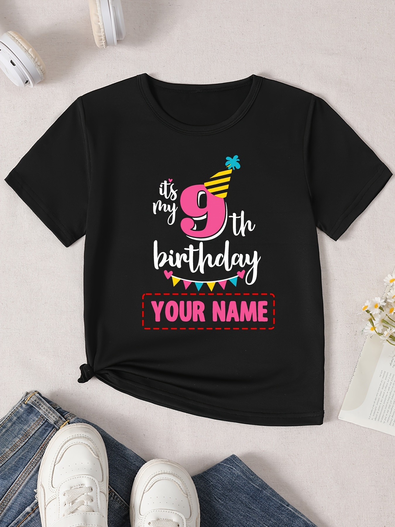 personalised t shirts sold on Temu United States