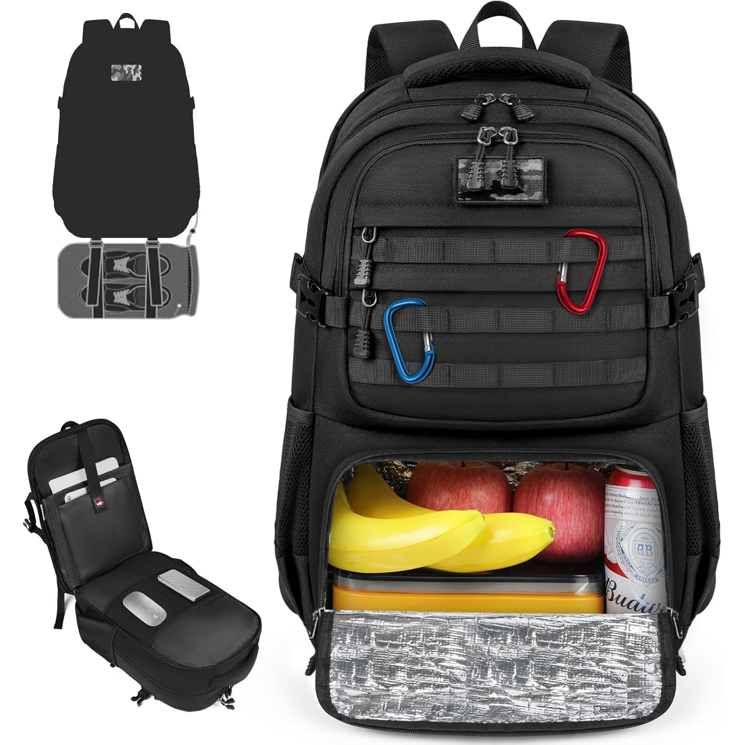 best backpack roller large travel bag Rolling for Adults, 17inch Laptop Backpack with Wheels Waterproof Backpacks for Women Men Student College Business Suitcase Carry on Luggage Wheeled Bookbag, Blue : Electronics Casting/Jigging Weight_15-40g SHIMANO Ultimate Big Pit Color:Brown Black Spacious and durable carry