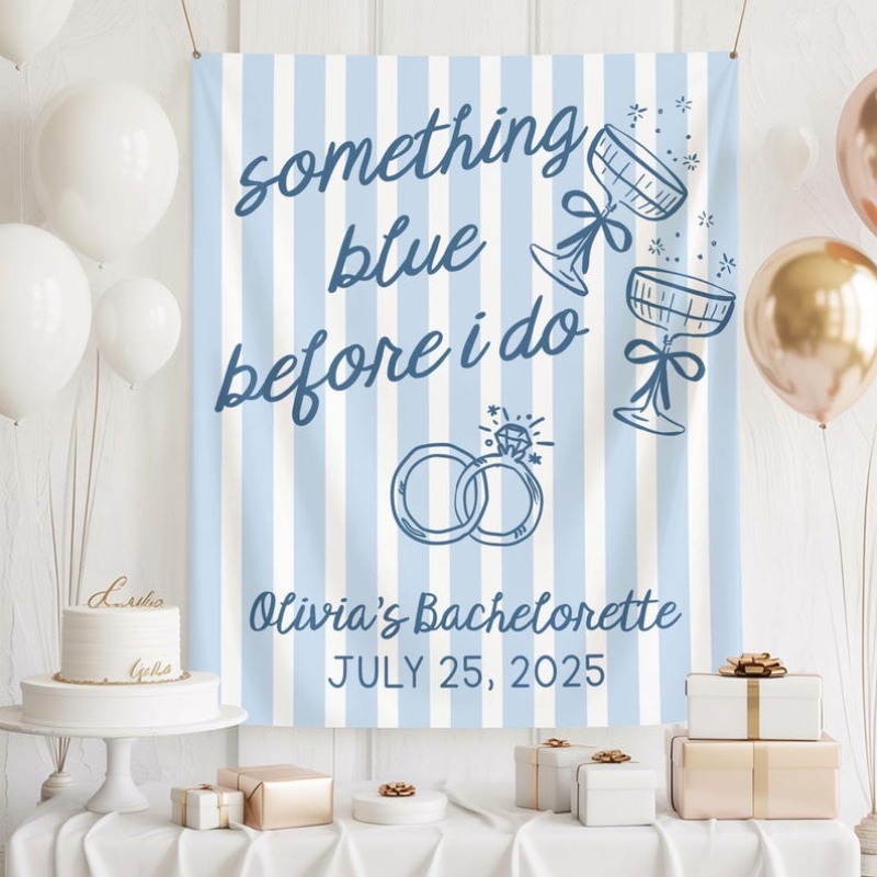 TEMU 1pc Custom Before Banner | Bride To Be Bach Backdrop, Bridal Shower Decor, Hen Party Banner, Polyester