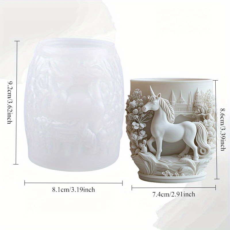 Unicorn Epoxy Resin Silicone Mold - Diy & Decor Making - Girly Bedroom Decoration - Birthday Party Theme Gift-1pc