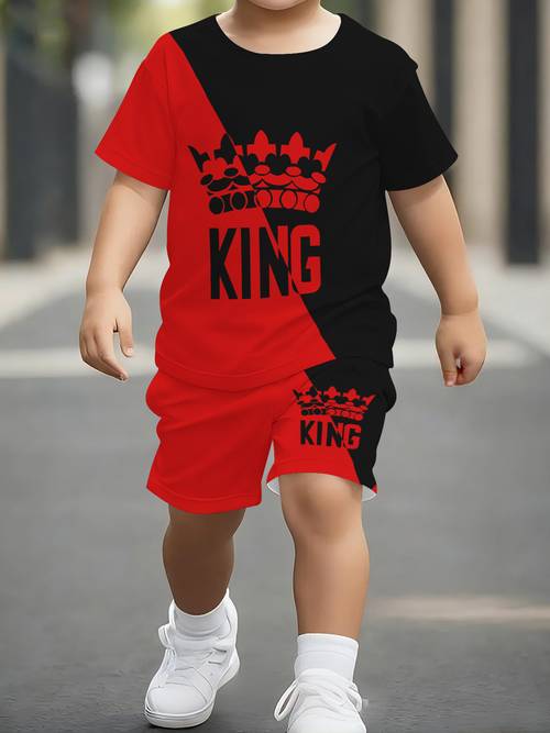boys fashion outfit suitable for and cool print for outdoor