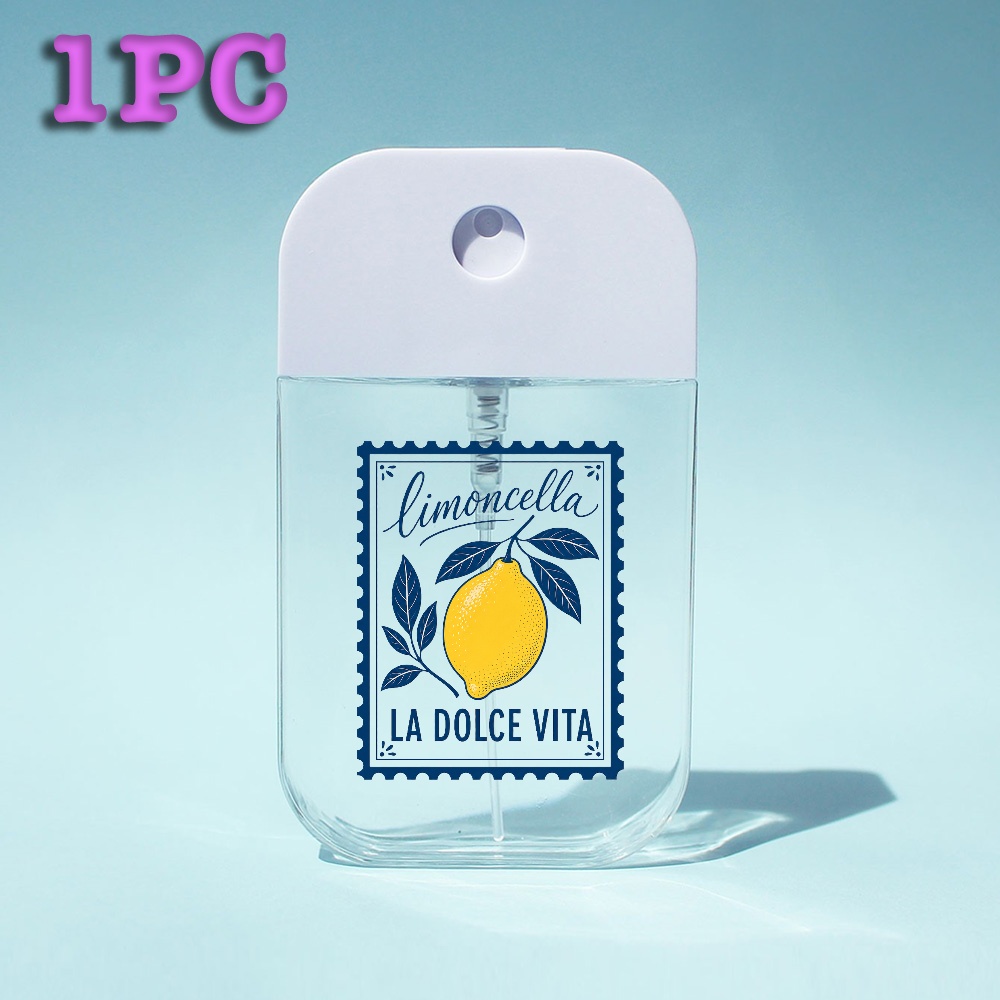 TEMU Distributeur de solution de savon et de lotion commercial, mini vaporisateur rechargeable Limoncella avec tampon citron, design italien vintage