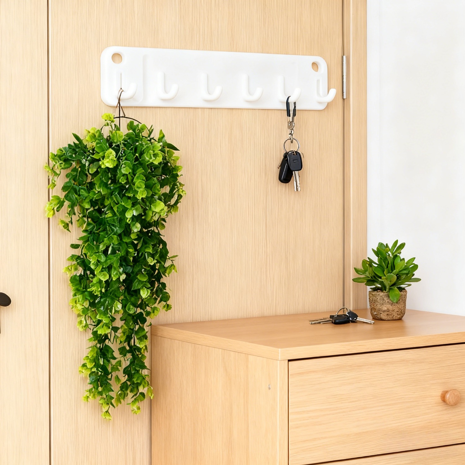 Image of 2 Large Artificial Eucalyptus Garlands, Ideal For Decorating Shelves Indoors And Outdoors, Perfect For Spring And Summer Themes, Requires No Electricity. Suitable For Use And Festive Occasions