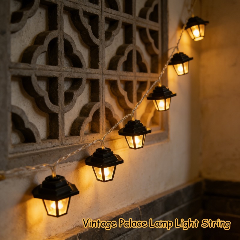 TEMU New Indoor Decorative String Lights, Vintage String Lights, Led Fairy Lights, Ambient Rope Lights, Small Lanterns For , Cute And Design, Made