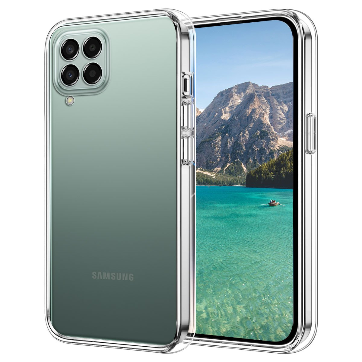 TEMU Coque de téléphone - Coque ultra-mince et antichoc pour Samsung M33, conçue pour Galaxy M33 5G, avec résistance aux rayures et une extrémité