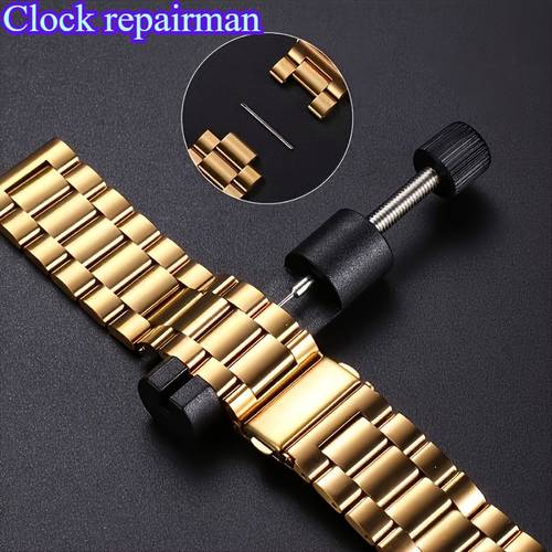 multifunctional watch repair tool watch band repairer small and portable convenient and practical toolkit adjustable metal strap chain link repair tools watch additions black small watch remover for daily life use valentines day