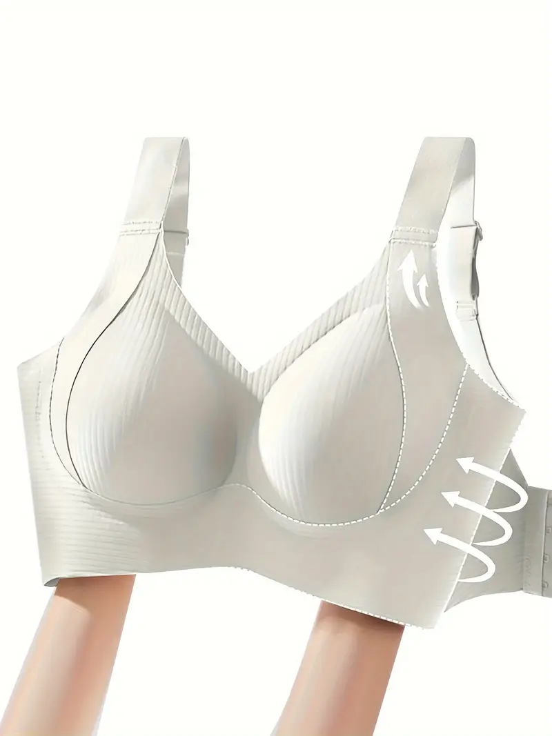 4pcs set esselegance closure adjustable gathered seamless no steel ring comfortable bra Product details 5