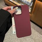simple solid color anti fall and non slip mobile phone case suitable for iphone16 pro max15 14 plus 11 mobile phone protection cover
