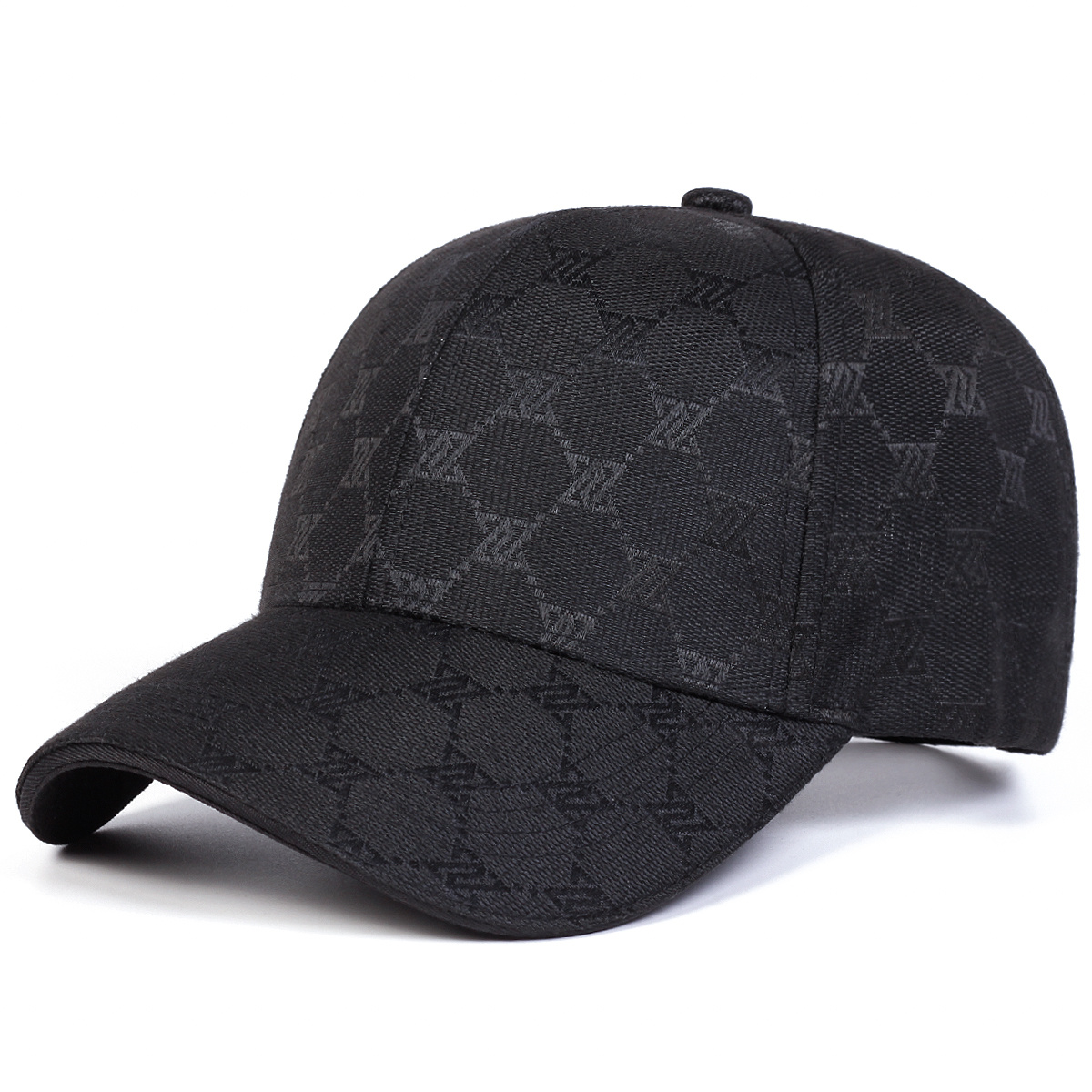 Image of 1 Women's Geometric Letter Print Baseball Cap | Adjustable Fashion Casual Hat For Spring/fall Travel, Beach Parties, Polyester, Closure