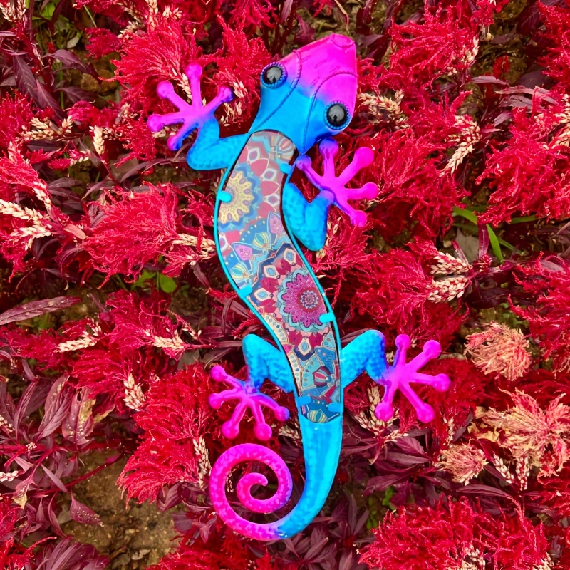 Image of 2d Flat - [2d Flat] 1pc 2d Flat, Colorful Acrylic Wall Decoration, Home Decor Artwork, Indoor And Outdoor Hanging Decoration, Suitable For Garden, Fence, And Porch Decoration