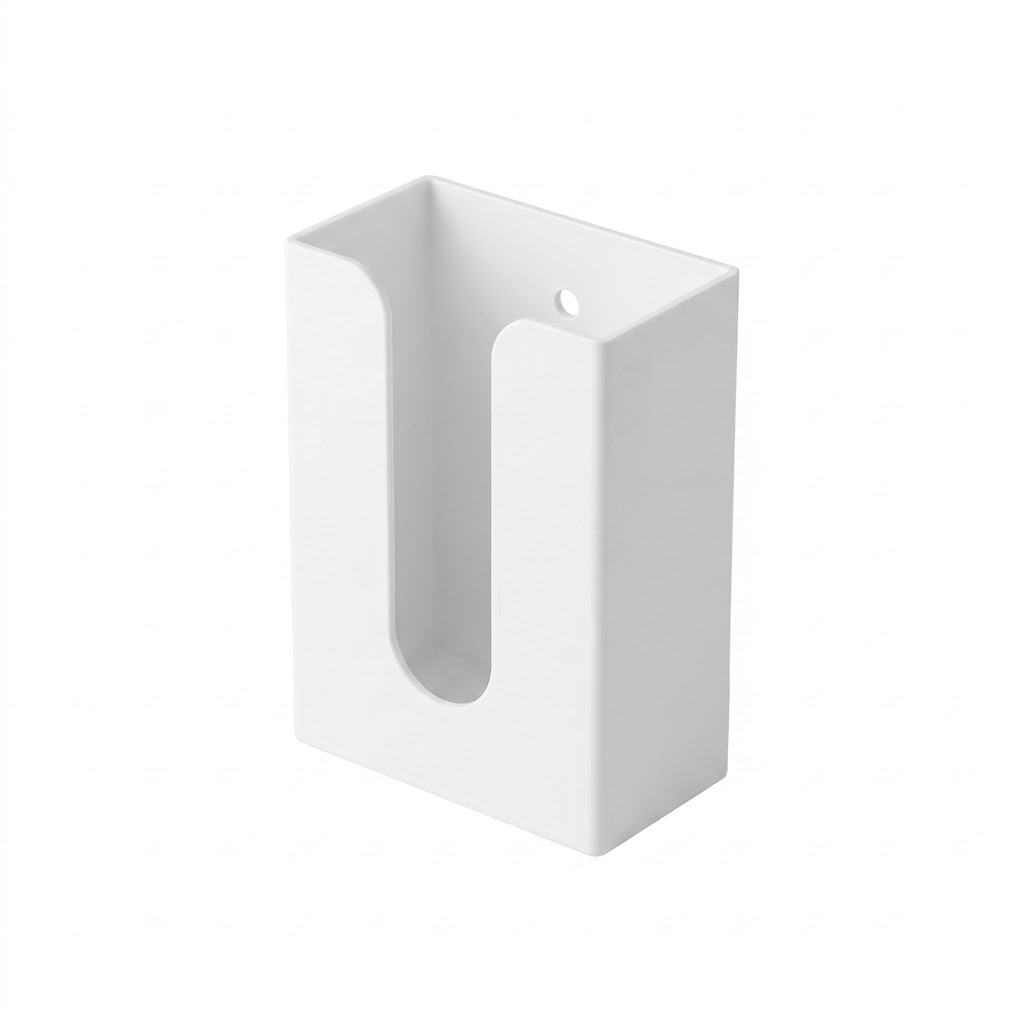 TEMU 1 support mural pour télécommande, boîte de rangement blanche pour contrôleur de climatiseur pour chambre et salon, organisateur suspendu (2 vis