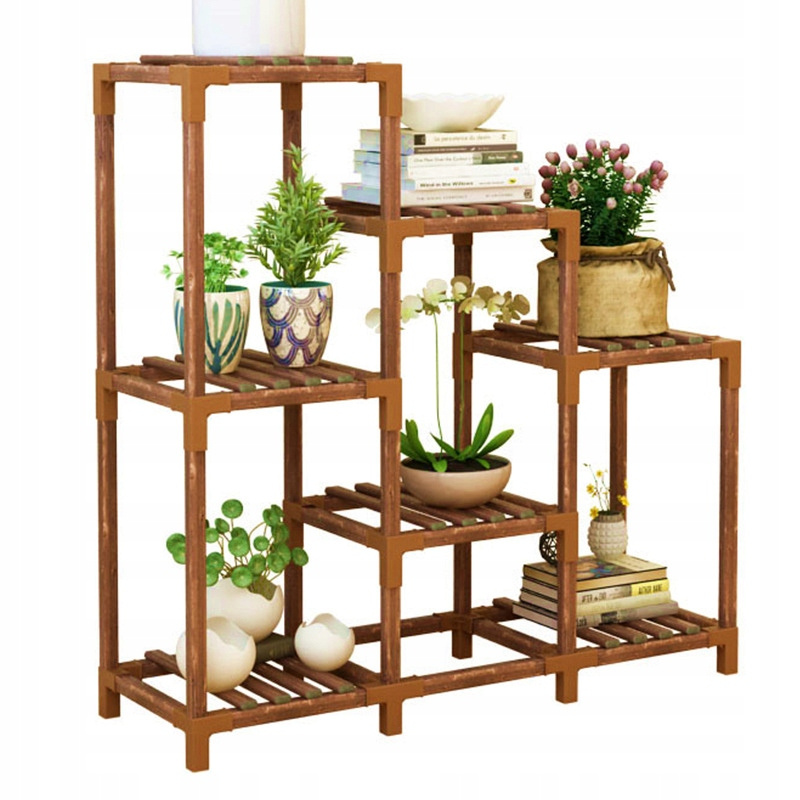 

Wooden Plant Stand Flowers 78 Cm Wood+ Accessories