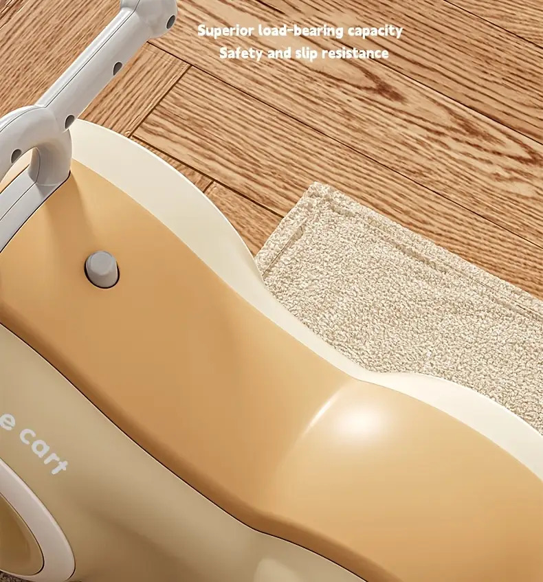 Baby Walker & Toddler Balance Bike with 4-Wheel Stability, 220lb Anti-Tip, Music & Lights - Indoor/Outdoor Ride-On Toy for 12-24 Month Boys & Girls, Parent-Child Interactive Learning Bike, Ideal First Birthday Gift (Pink/Green/Blue/Yellow)