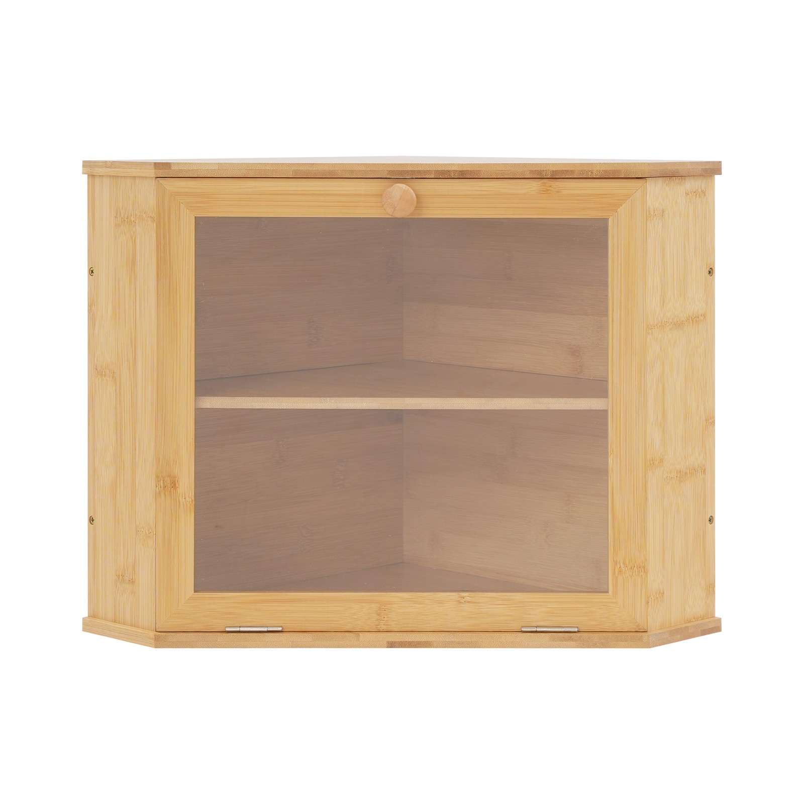 TEMU Boîte de Rangement d'Angle 2 Niveaux Étanche, Économiseur d'Espace, Durable pour Comptoir de Cuisine, Garde-Manger, Organisation de Stockage