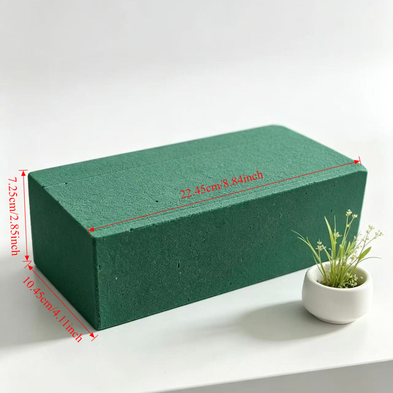 TEMU Confezione da 3 blocchi di schiuma da 7.25 X 10.45 X 22. - Elevata assorbenza e capacit� di ritenzione dell'acqua, facili da tagliare e