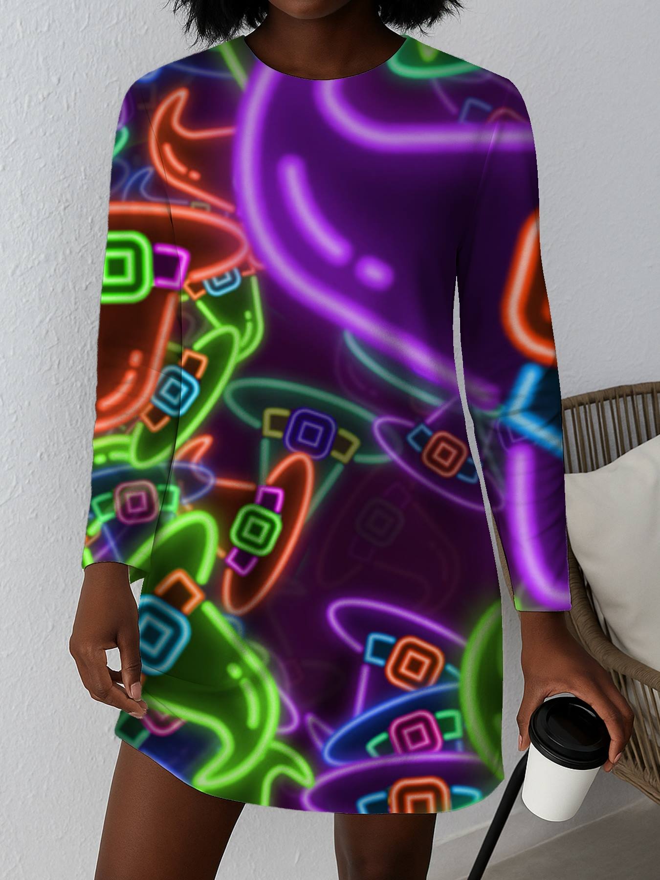 glow in the dark dress sold on Temu United States