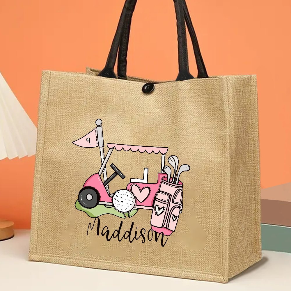 

1pc Golf Tote Bag Personalized - , , Bag For Golf Enthusiasts, For And Parties