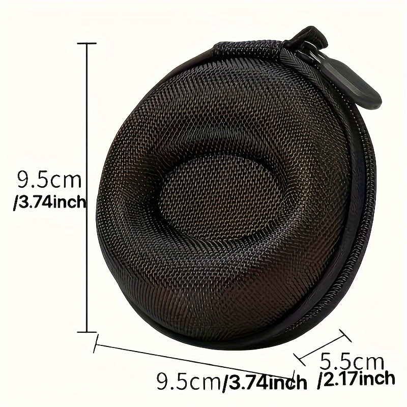 Image of 1pc Portable Watch Case - Made Of Fiber With A Fabric Lining - A Storage Box For Additions And - Ideal For Watch Enthusiasts - A Perfect Gift For Watch Lovers