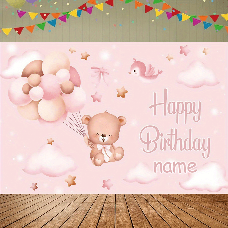 Striscione Di Compleanno Rosa E Bianco(999+) - Alibaba