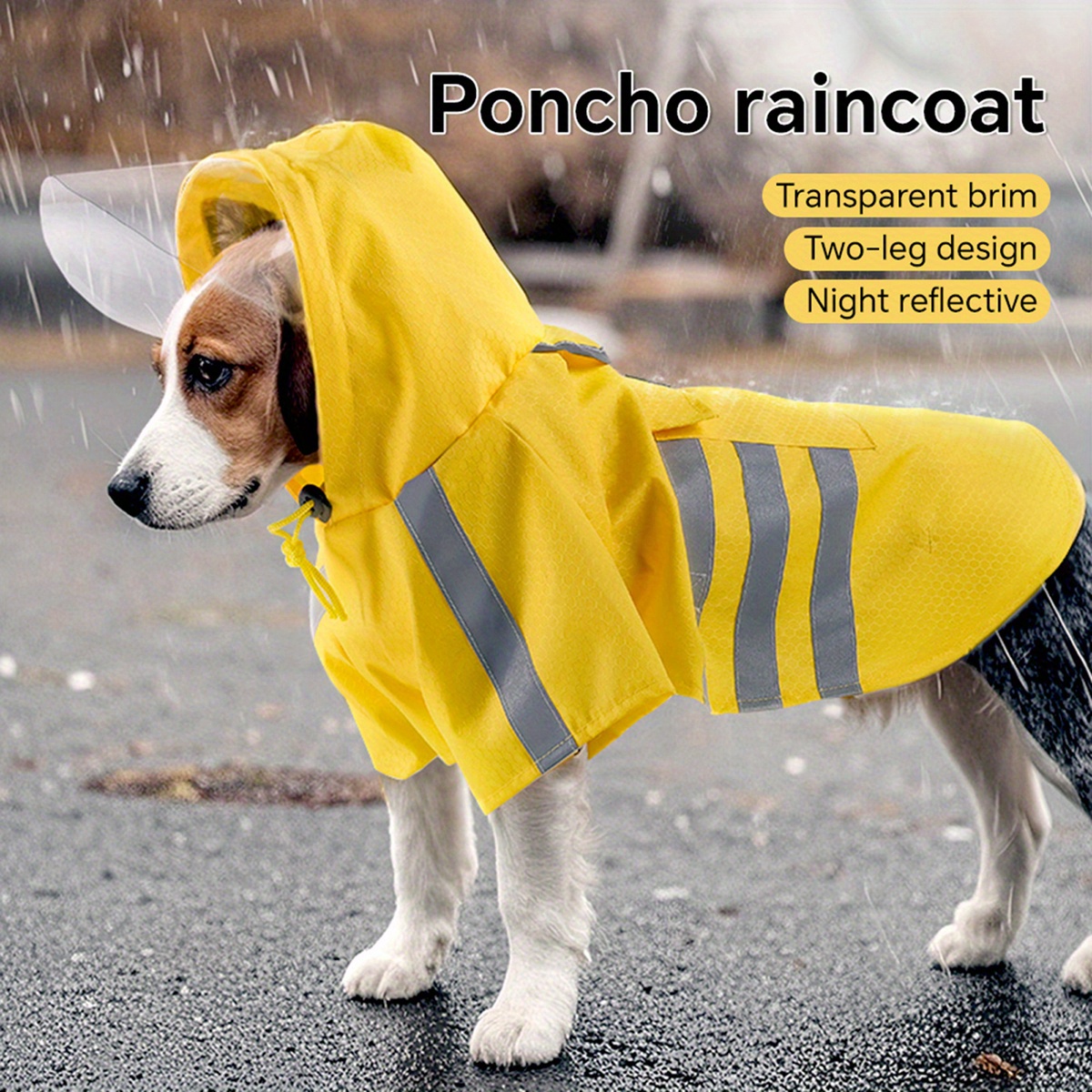 Clear Raincoat Raincoat For Sausage Dog Dachshund Clear Raincoat