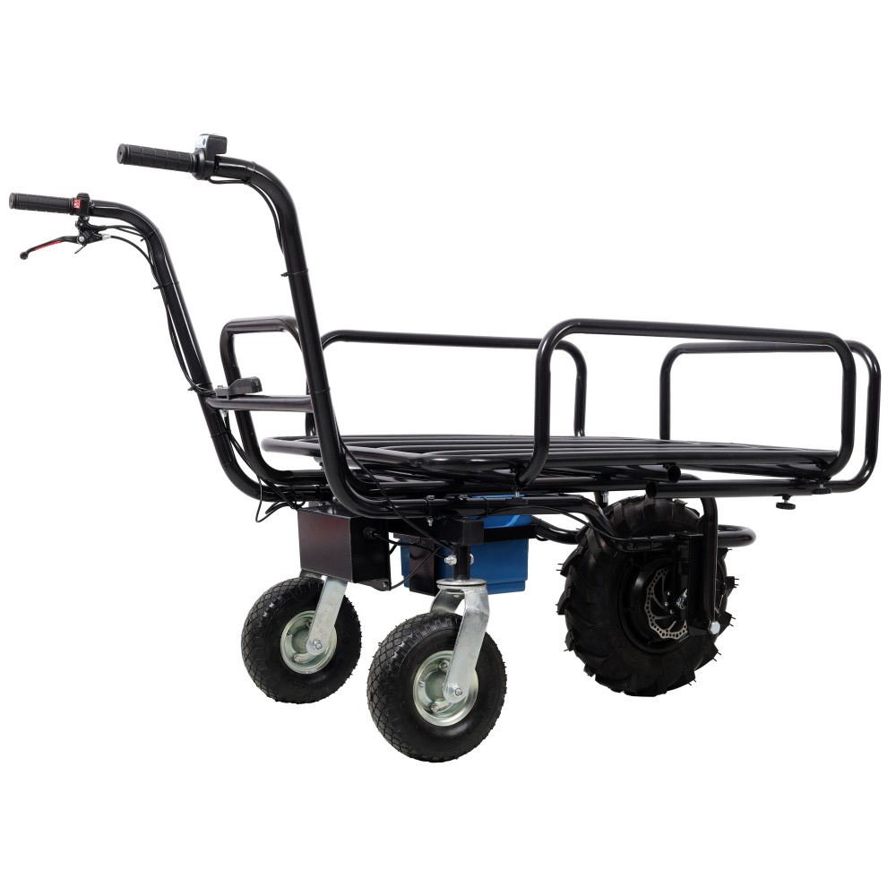 24v   350w electric transportation cart 265lbs load utility garden dump cart with metal handle and 16   heavy duty yard lawn wagon for   outdoor gardening cargo transport Product details 6