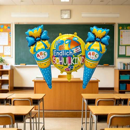 3pcs party balloons balloons suitable for decoration balloons school ceremony decoration welcome to school decoration balloons