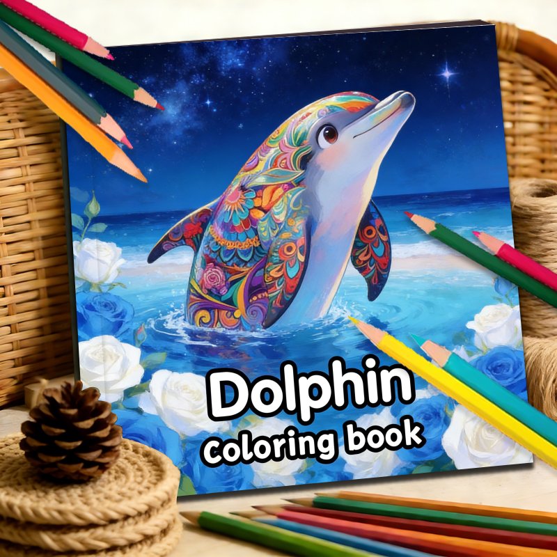 TEMU Livre de coloriage pour adultes : Livre de coloriage avec 24 pages, illustrations de colorées, spécialement conçu pour soulager le stress et