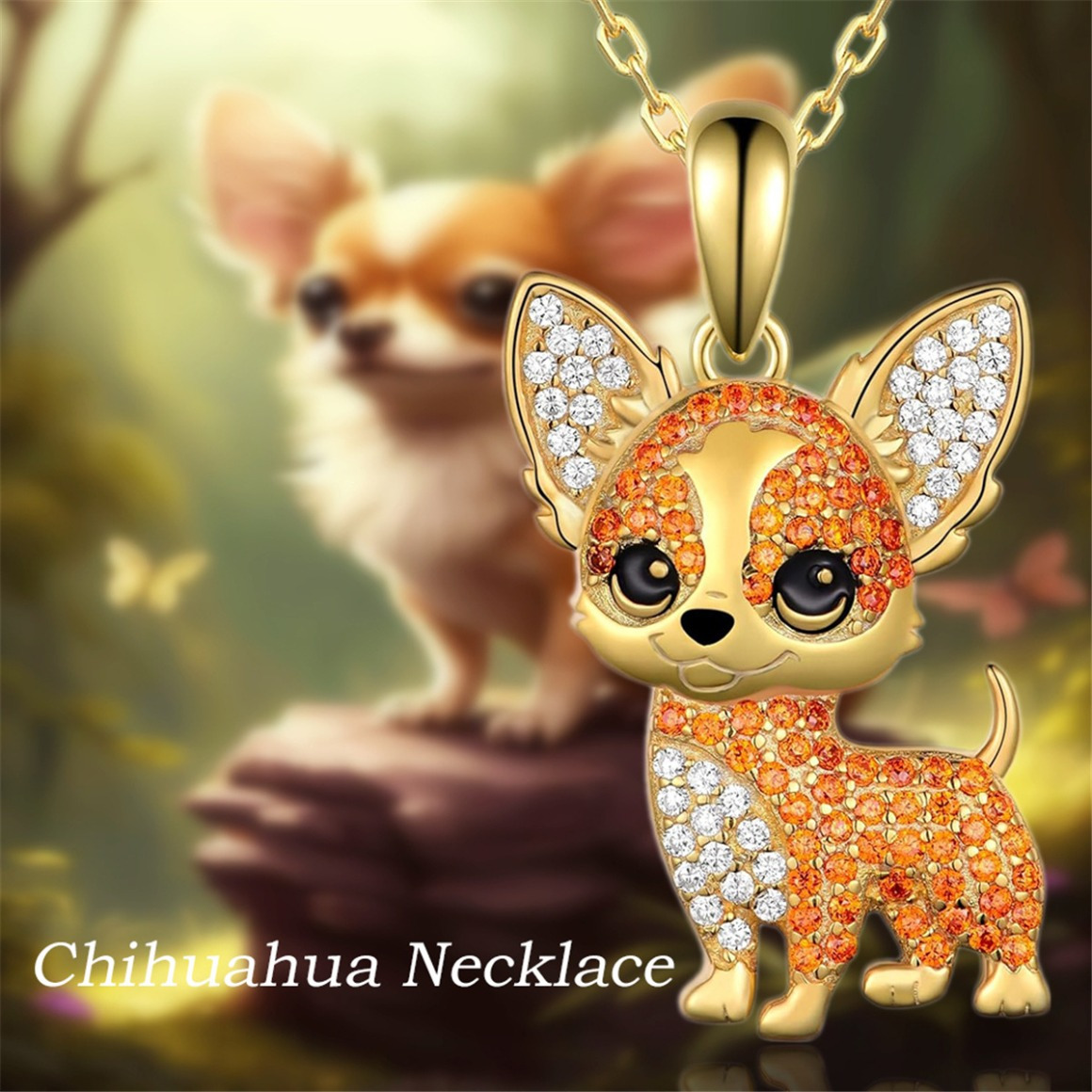 dog necklaces sold on Temu United States