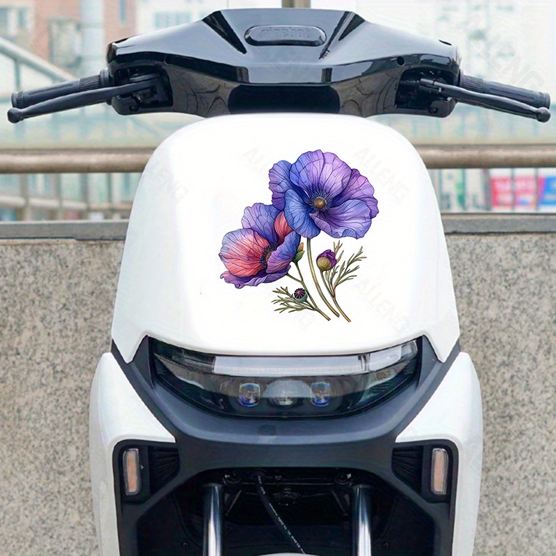 Watercolour Flowers Vinyl Sticker - Waterproof 5 Inch Bumper & Laptop Decal