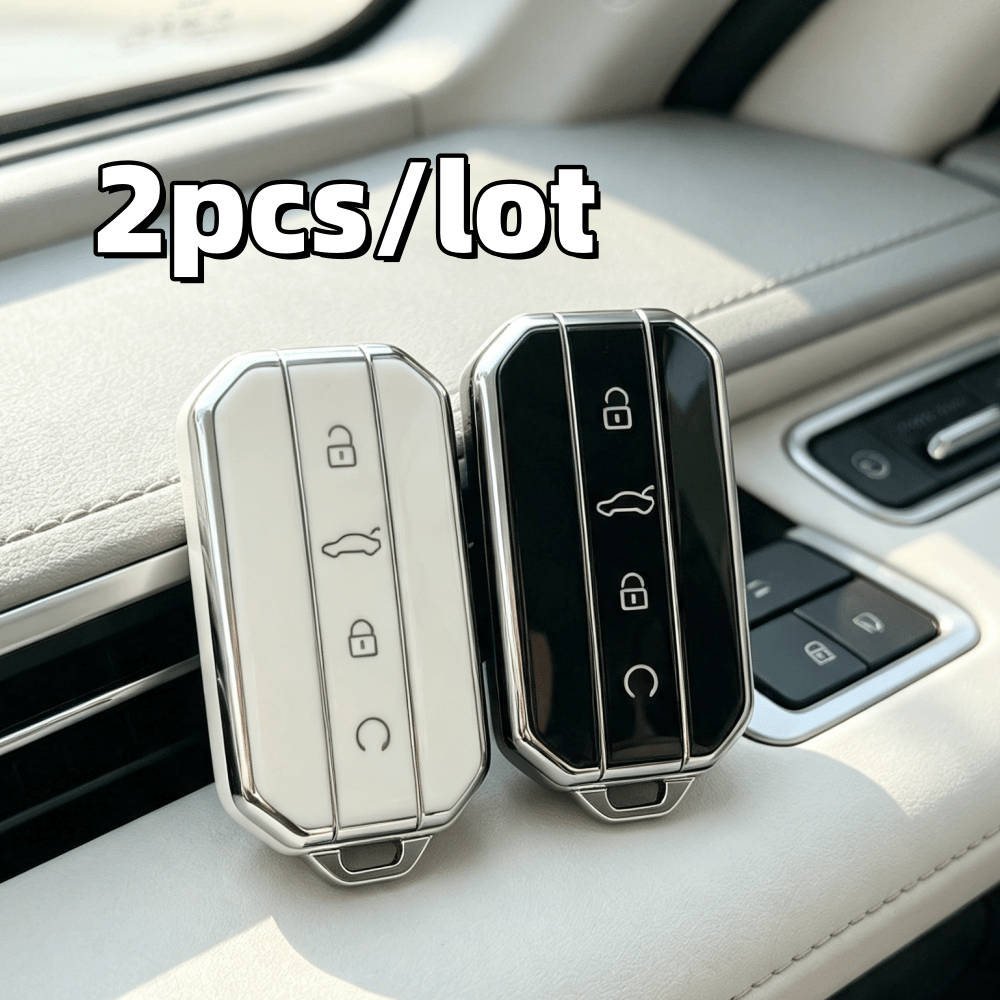 TEMU 2pcs/lot Car Key Fob Case Covers For Chery J7 J5 7 5 2025 2026