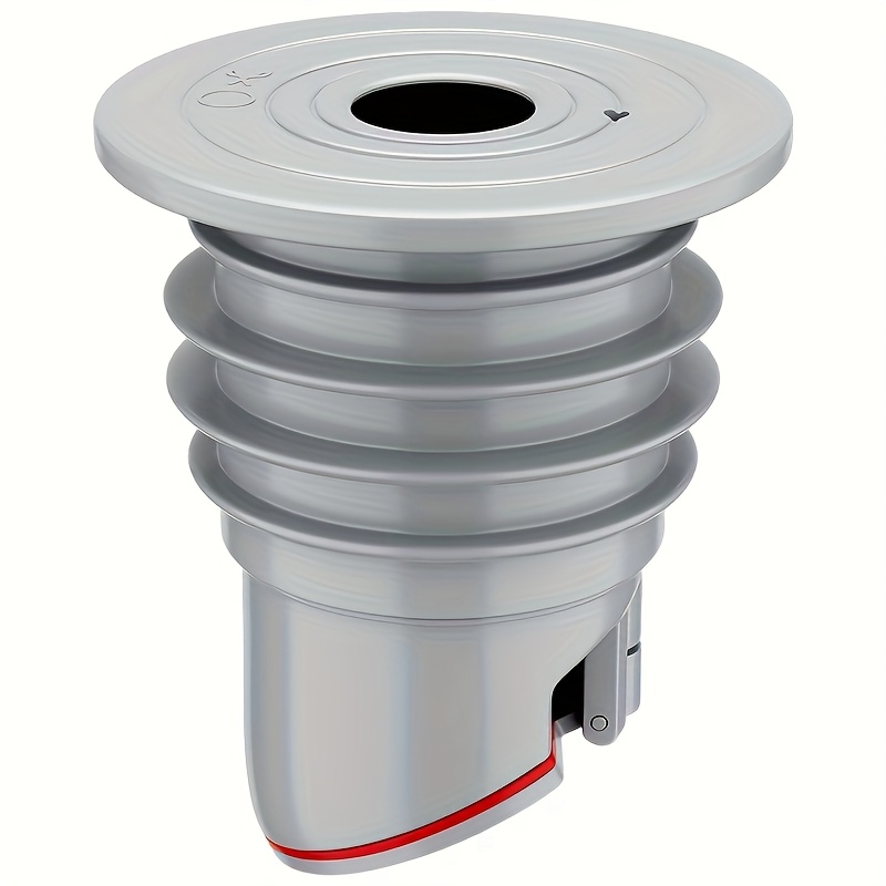 Tapón de desagüe antirreflujo y antiolores con anillo de sellado de silicona - Apto para tuberías de alcantarillado, fregaderos de cocina, desagües de lavadoras, antirreflujo y antiolores, fácil de instalar, apto para uso residencial y comercial