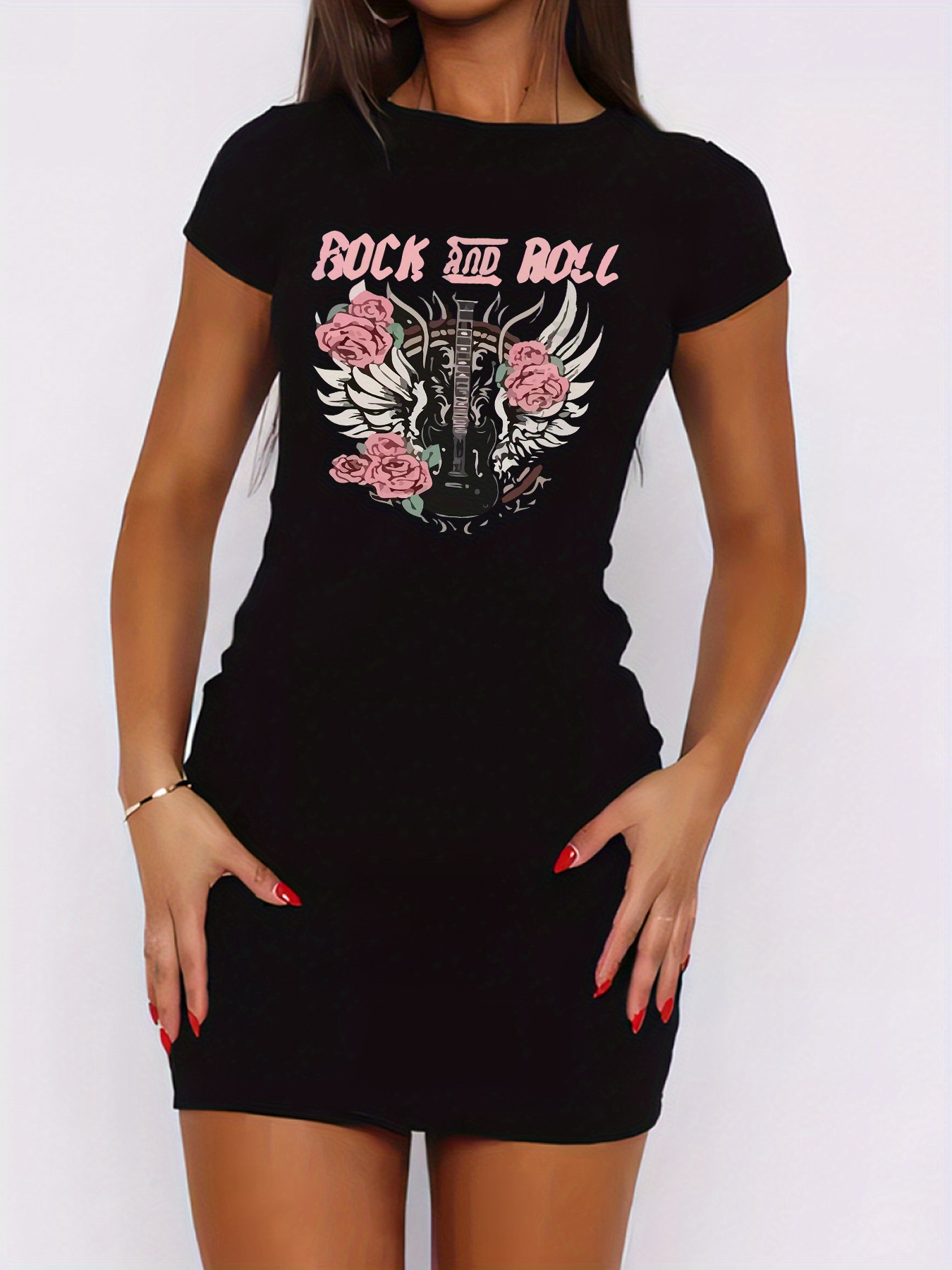 rock and roll dresses sold on Temu United States