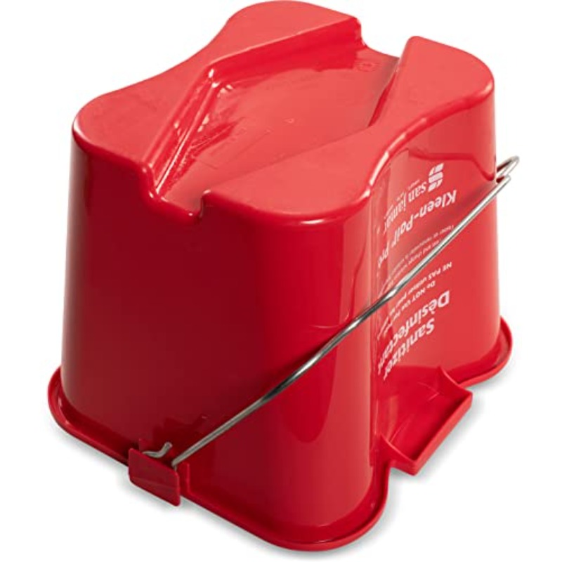     pail pro sanitizer pail cleaning bucket with bail handle for cleaning kitchens restaurants and janitorial use plastic 6     of 12 restaurant supplies commercial cleaning durable construction professionalgrade bucket Product details 1